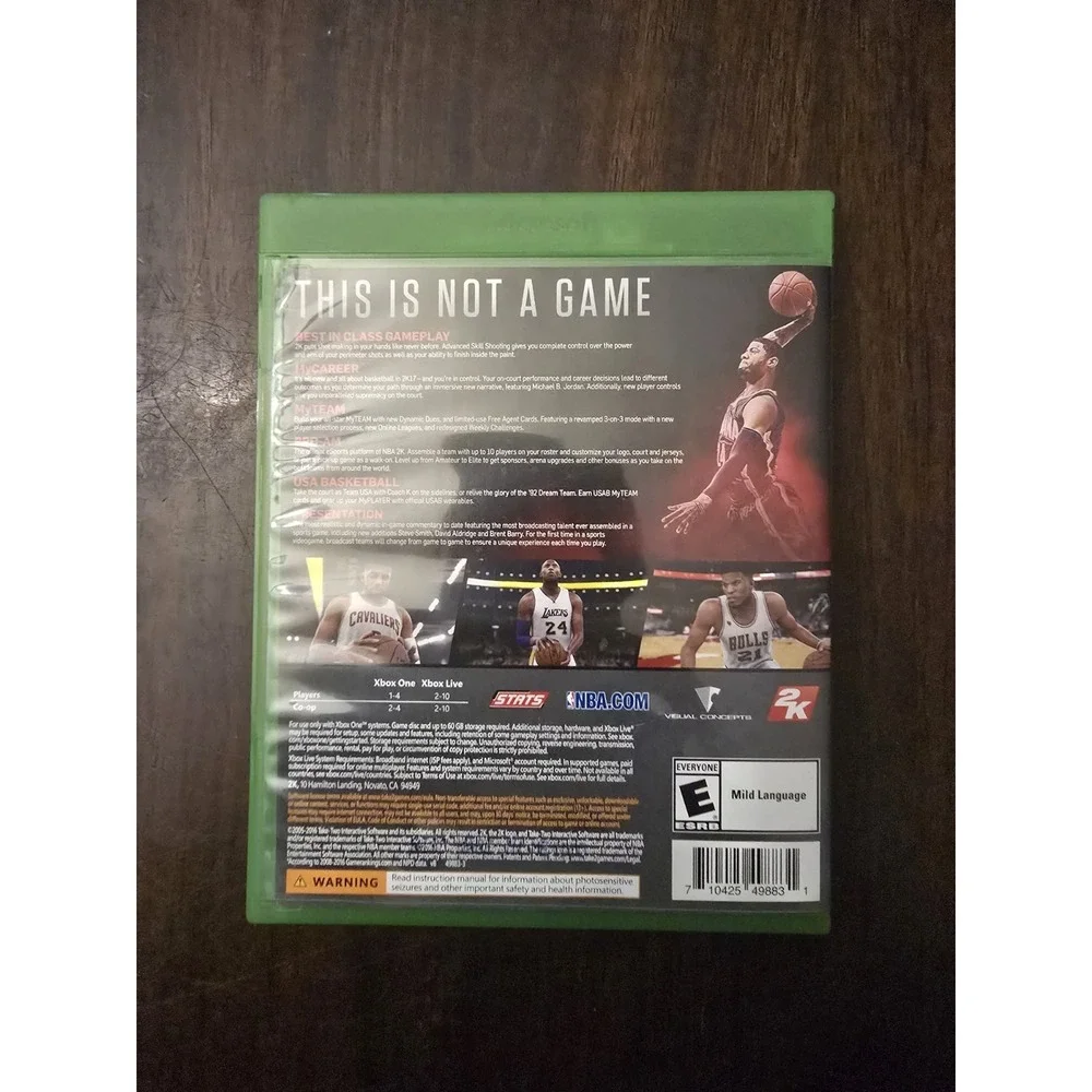 NBA 2K17‎ Microsoft Xbox One, Paul George My Career Michael B. Jordan 2016